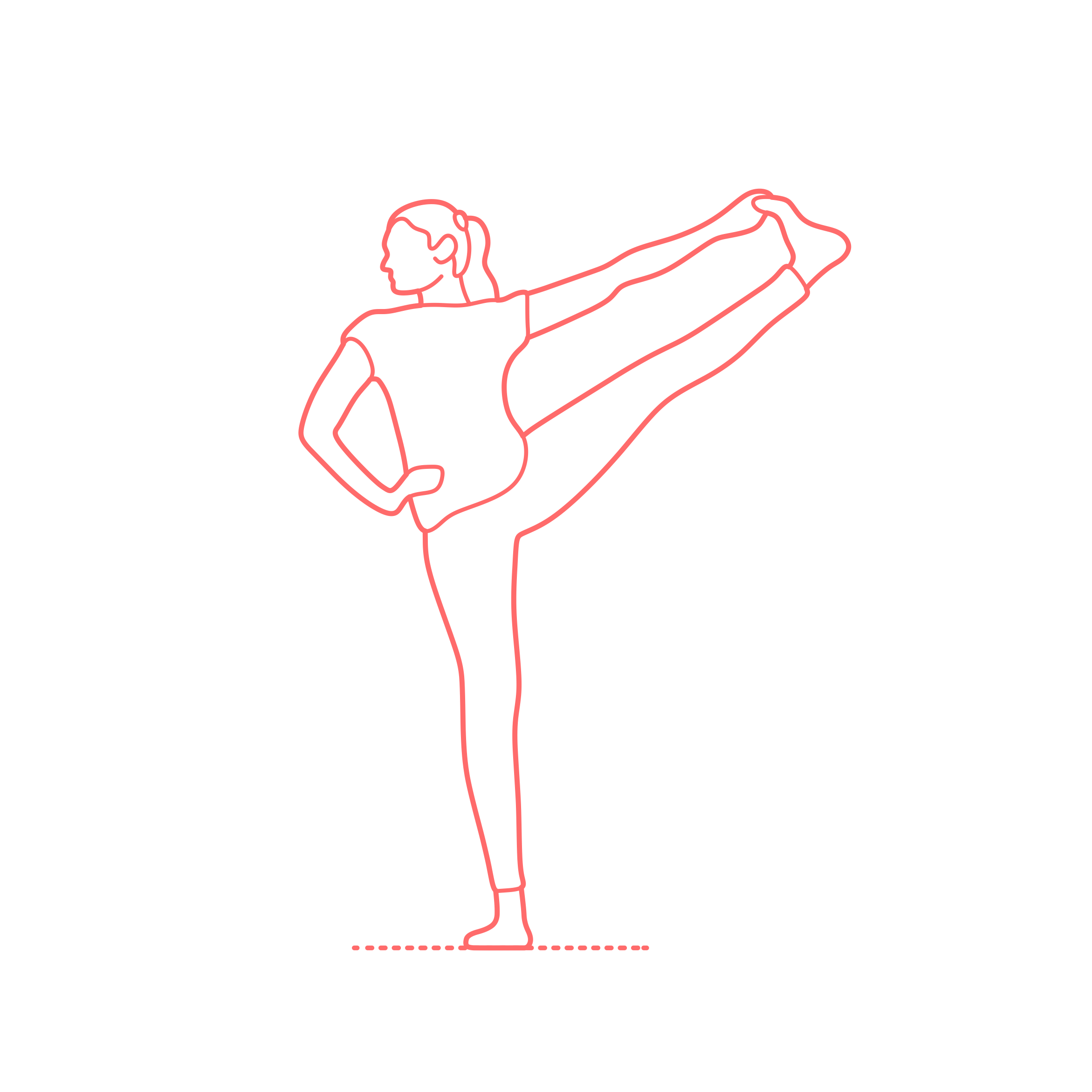 Humans Yoga Poses Extended Hand To Big Toe Pose Stencil Svg Design File Free Vectors